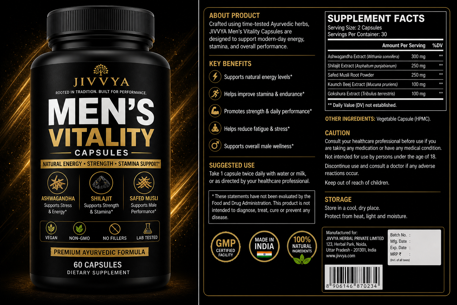Jivvya Male Viatality Capsules